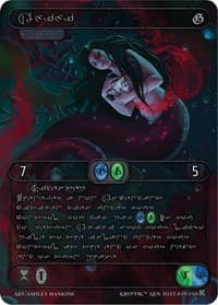 Azizi (Silver Kryptik Language) - Genesis [Kickstarter] - Kryptik TCG card