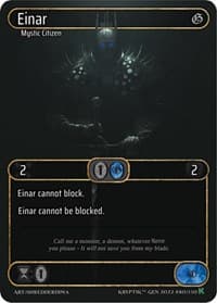 Einar (Box Topper) - Genesis [Kickstarter] - Kryptik TCG card