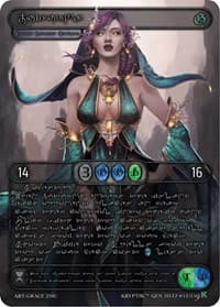 Juturna (Silver Kryptik Language) - Genesis [Kickstarter] - Kryptik TCG card