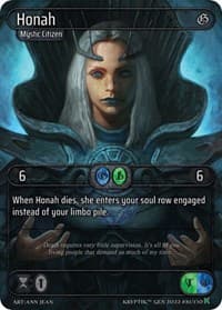 Honah - Genesis [Kickstarter] - Kryptik TCG card