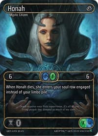 Honah (Box Topper) - Genesis [Kickstarter] - Kryptik TCG card