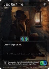 Dead On Arrival - Genesis [Kickstarter] - Kryptik TCG card