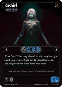 Kushiel - Genesis [Kickstarter] - Kryptik TCG card