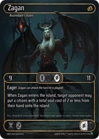 Zagan (Box Topper) - Genesis [Kickstarter] - Kryptik TCG card