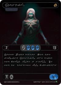 Kushiel (Silver Kryptik Language) - Genesis [Kickstarter] - Kryptik TCG card