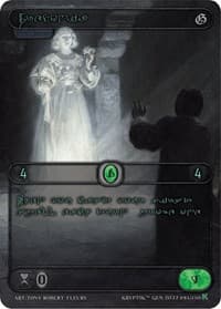 Fredonia (Green Kryptik Language) - Genesis [Kickstarter] - Kryptik TCG card