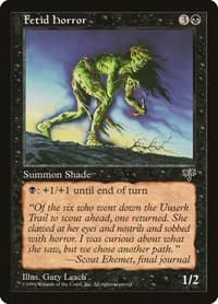 Fetid Horror - Mirage - Magic: The Gathering card