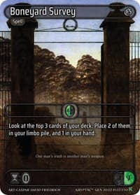 Boneyard Survey - Genesis [Kickstarter] - Kryptik TCG card