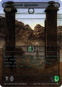Boneyard Survey (Green Kryptik Language) - Genesis [Kickstarter] - Kryptik TCG card