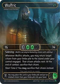 Wulfric (Box Topper) - Genesis [Kickstarter] - Kryptik TCG card