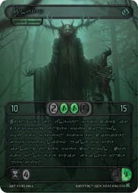 Pluto (Green Kryptik Language) - Genesis [Kickstarter] - Kryptik TCG card
