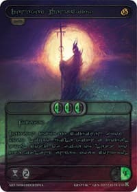 Renewed Tenacity (Green Kryptik Language) - Genesis [Kickstarter] - Kryptik TCG card