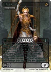 Boudicca (Green Kryptik Language) - Genesis [Kickstarter] - Kryptik TCG card