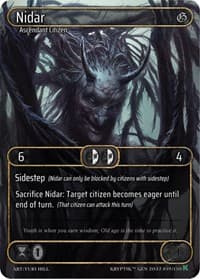 Nidar (Box Topper) - Genesis [Kickstarter] - Kryptik TCG card