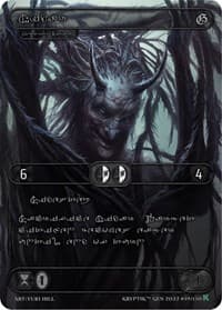 Nidar (Silver Kryptik Language) - Genesis [Kickstarter] - Kryptik TCG card