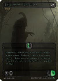 Midnight Meander (Green Kryptik Language) - Genesis [Kickstarter] - Kryptik TCG card