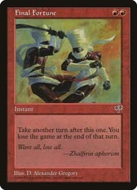 Final Fortune - Mirage - Magic: The Gathering card