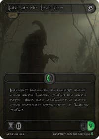 Midnight Meander (Silver Kryptik Language) - Genesis [Kickstarter] - Kryptik TCG card