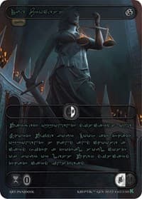 Due Process (Green Kryptik Language) - Genesis [Kickstarter] - Kryptik TCG card