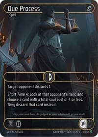 Due Process (Box Topper) - Genesis [Kickstarter] - Kryptik TCG card