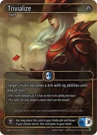 Trivialize (Box Topper) - Genesis [Kickstarter] - Kryptik TCG card