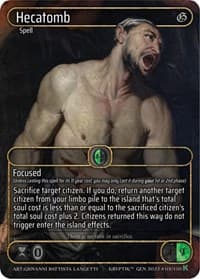 Hecatomb (Box Topper) - Genesis [Kickstarter] - Kryptik TCG card