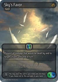 Sky's Favor - Genesis [Kickstarter] - Kryptik TCG card