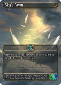 Sky's Favor (Box Topper) - Genesis [Kickstarter] - Kryptik TCG card