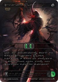 Infinity Blade (Silver Kryptik Language) - Genesis [Kickstarter] - Kryptik TCG card