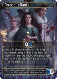 Ferocious Ranks (Box Topper) - Genesis [Kickstarter] - Kryptik TCG card