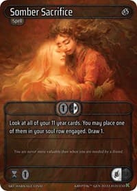 Somber Sacrifice - Genesis [Kickstarter] - Kryptik TCG card