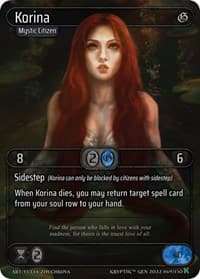 Korina - Genesis [Kickstarter] - Kryptik TCG card