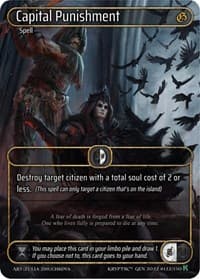 Capital Punishment (Box Topper) - Genesis [Kickstarter] - Kryptik TCG card