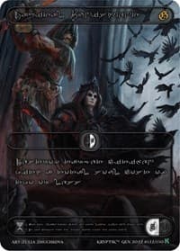 Capital Punishment (Silver Kryptik Language) - Genesis [Kickstarter] - Kryptik TCG card