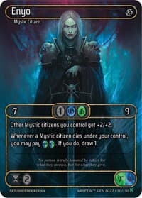 Enyo (Box Topper) - Genesis [Kickstarter] - Kryptik TCG card