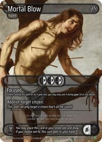 Mortal Blow - Genesis [Kickstarter] - Kryptik TCG card