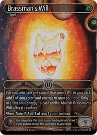 Brassman's Will (Box Topper) - Genesis [Kickstarter] - Kryptik TCG card