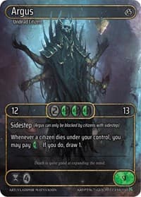 Argus (Box Topper) - Genesis [Kickstarter] - Kryptik TCG card