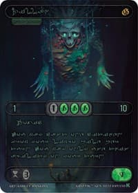 Zillah (Green Kryptik Language) - Genesis [Kickstarter] - Kryptik TCG card