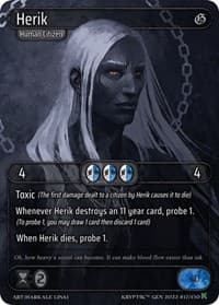 Herik - Genesis [Kickstarter] - Kryptik TCG card