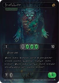 Zillah (Silver Kryptik Language) - Genesis [Kickstarter] - Kryptik TCG card