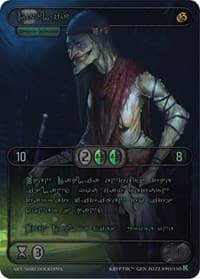Dahlia (Green Kryptik Language) - Genesis [Kickstarter] - Kryptik TCG card