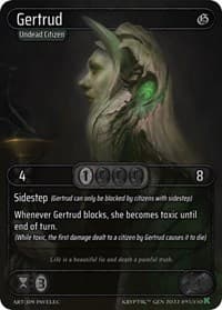 Gertrud - Genesis [Kickstarter] - Kryptik TCG card