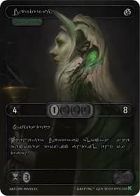 Gertrud (Silver Kryptik Language) - Genesis [Kickstarter] - Kryptik TCG card