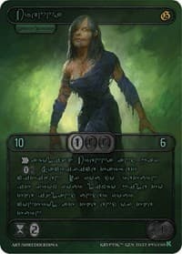 Brenna (Green Kryptik Language) - Genesis [Kickstarter] - Kryptik TCG card