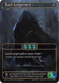 Rash Judgment (Box Topper) - Genesis [Kickstarter] - Kryptik TCG card