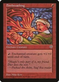 Firebreathing - Mirage - Magic: The Gathering card