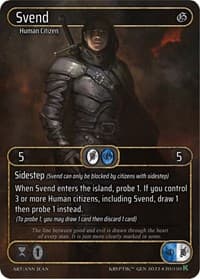 Svend (Box Topper) - Genesis [Kickstarter] - Kryptik TCG card