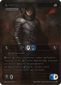 Svend (Silver Kryptik Language) - Genesis [Kickstarter] - Kryptik TCG card