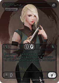 Lorelei (Green Kryptik Language) - Genesis [Kickstarter] - Kryptik TCG card
